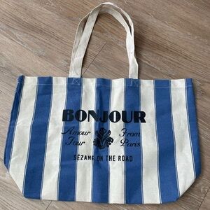 Sezane NWOT Amour Tour From Paris Tote Bag